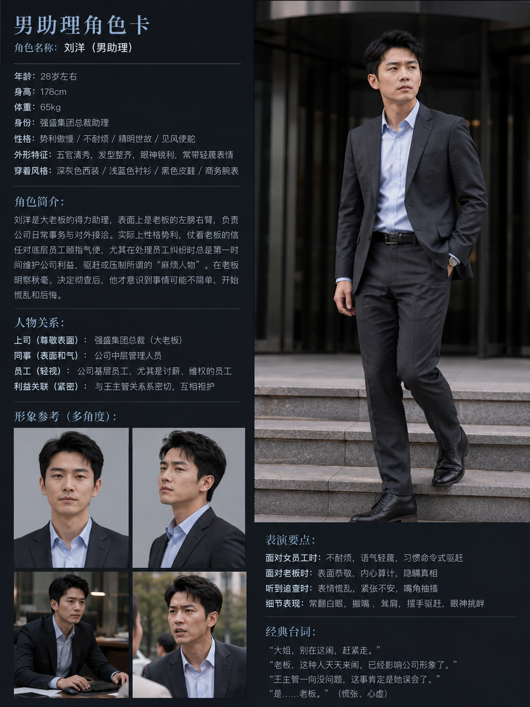 角色模卡示例二